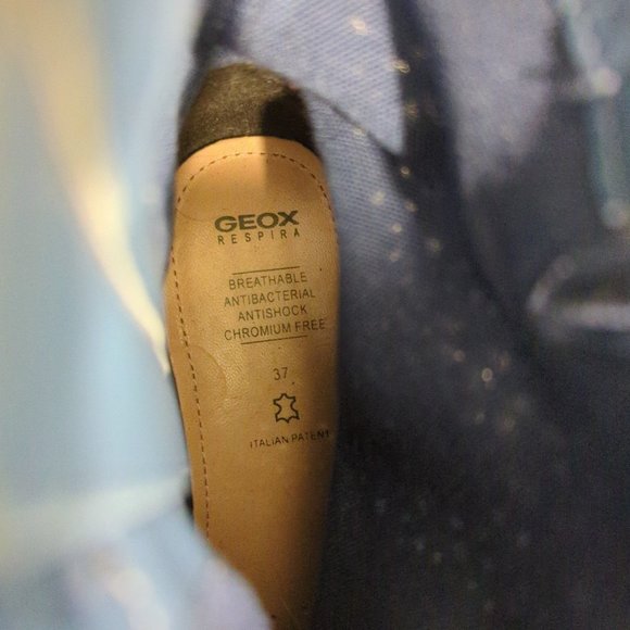 Geox blue suede Chelsea boots size 37 - Picture 4 of 6